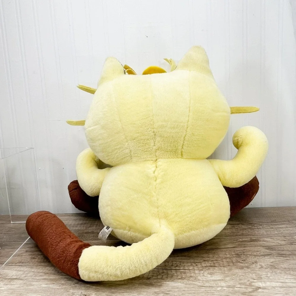 Vintage Pokémon Jumbo Plush Meowth 1999 Nintendo Creatures Game Freak Hasbro